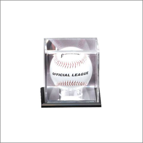 High Quality Custom Engraved Baseball Display Case with Beveled and Polished Edges