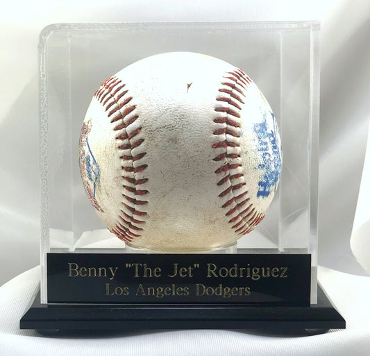 High Quality Custom Engraved Baseball Display Case with Beveled and Polished Edges