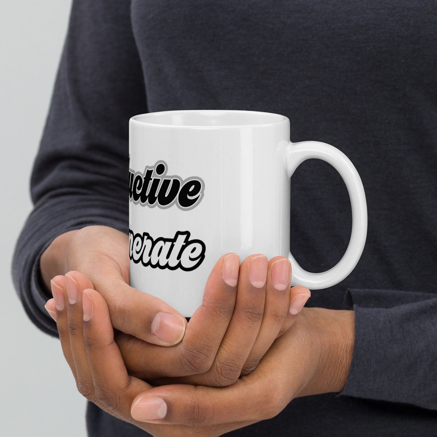 Productive Degenerate Coffee Mug (White)